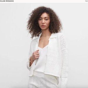 Club Monaco Crochet Sweater/Jacket